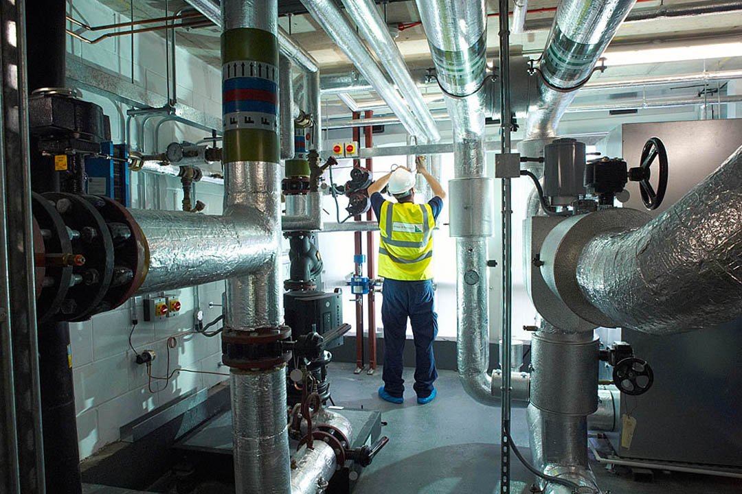 Industrial Photography: commercial heating and pipework installation services