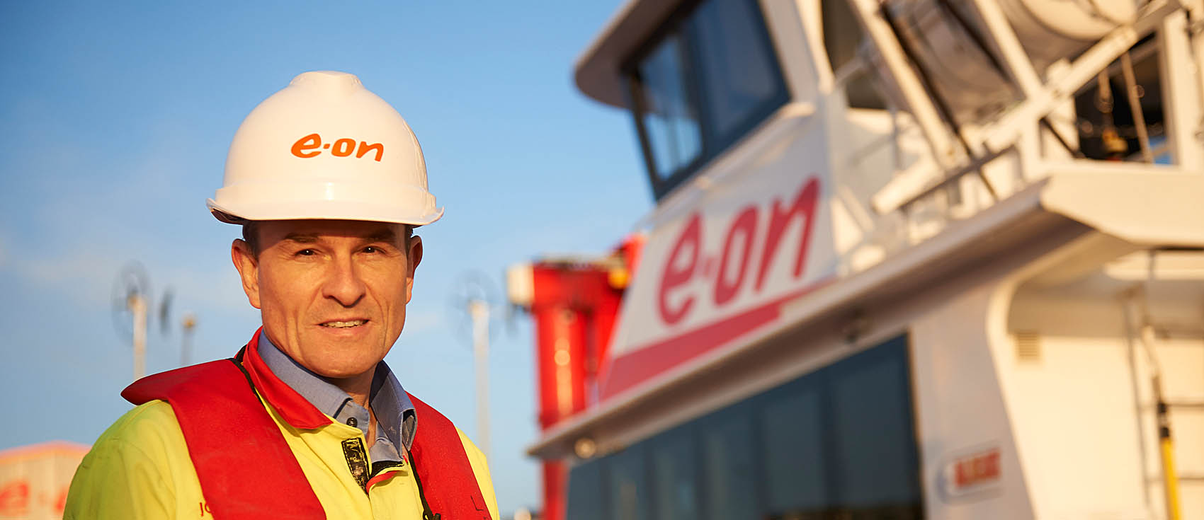 Commercial Photography: commercial portrait: Energy Industry, offshore wind farm