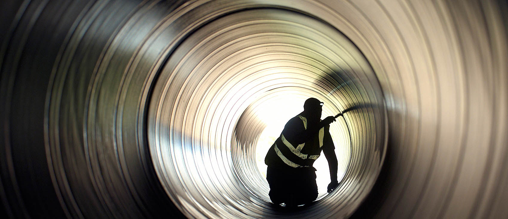 Industrial Photography: Water pipeline installation. Utilities company. Liverpool - Manchester